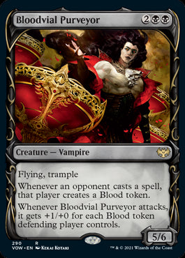 Showcase Bloodvial Purveyor #290 MTG Crimson Vow Single