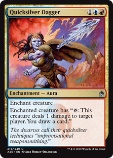 Quicksilver Dagger | Magic! The Gathering Masters 25 #215