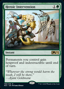 Heroic Intervention #188 MTG Core 2021 Single