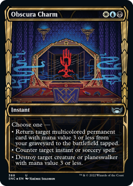 Obscura Charm Showcase Gilded Streets Of New Capenna #388