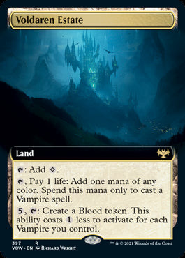 Extended Art Voldaren Estate #397 MTG Crimson Vow Single