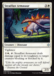 Steadfast Armasaur MTG Single | Ixalan #039