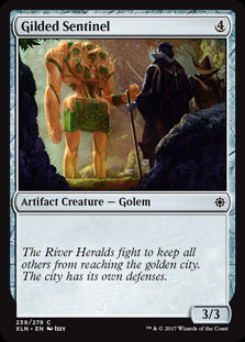 Gilded Sentinel MTG Single | Ixalan #239