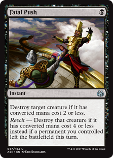 Fatal Push MTG Aether Revolt #057