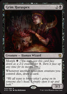 Grim Haruspex #073 MTG Khans Of Tarkir Single