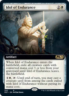 Idol of Endurance Extended Art #342 MTG Core 2021 Single