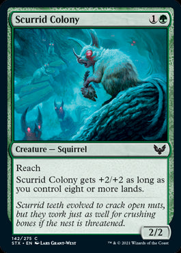 Scurrid Colony #142 MTG Strixhaven Single