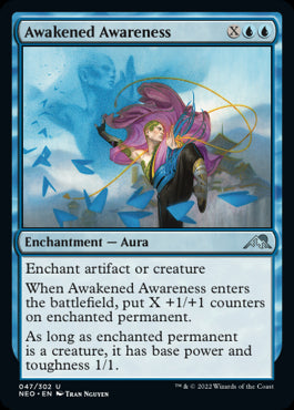 Awakened Awareness Kamigawa Neon Dynasty - 047 Non-Foil