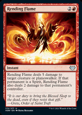 Rending Flame #175 MTG Crimson Vow Single