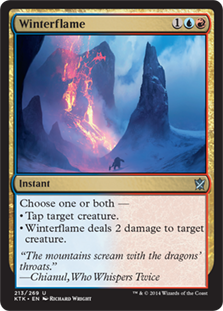 Winterflame #213 MTG Khans Of Tarkir Single