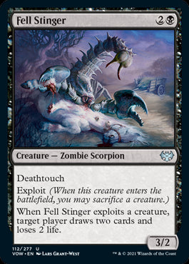 Fell Stinger #112 MTG Crimson Vow Single