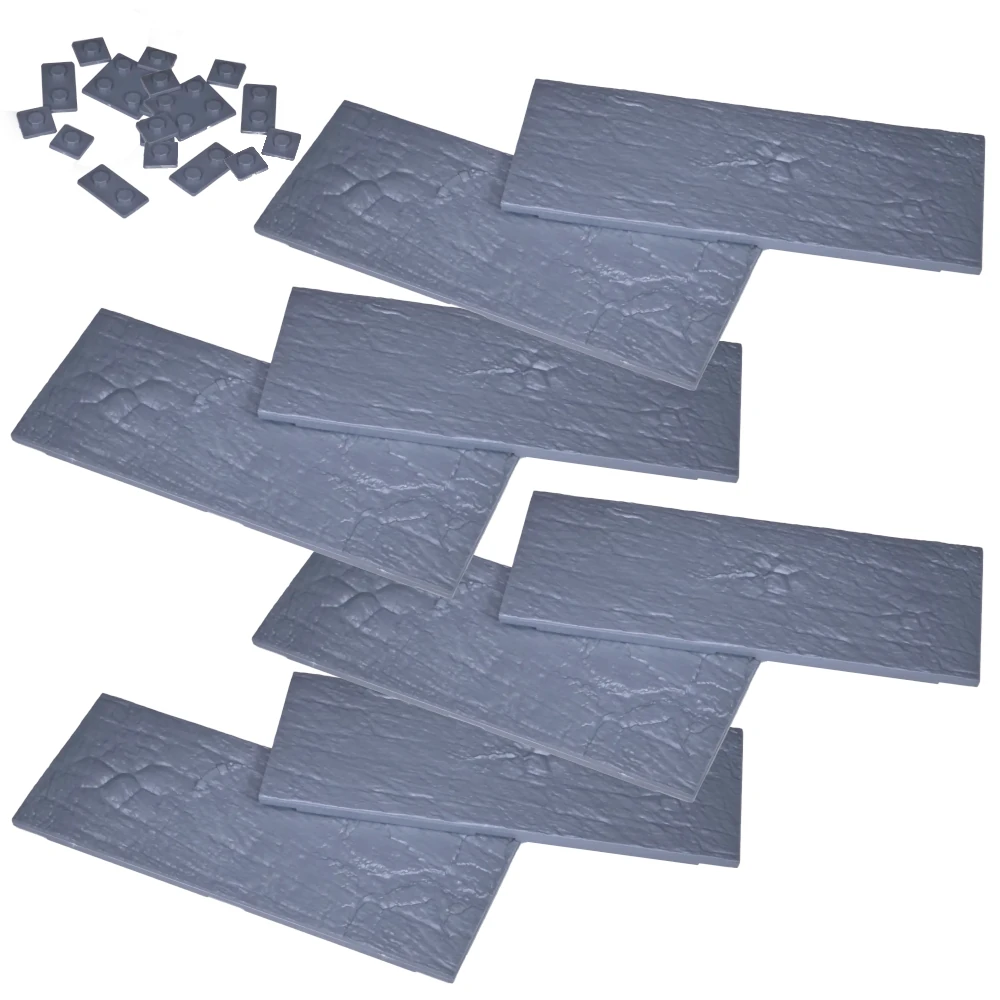 Kings of War modular plastic bases 125x50mm set of eight unpainted