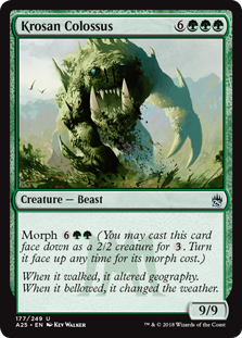 Krosan Colossus Masters 25 #177 MTG Single