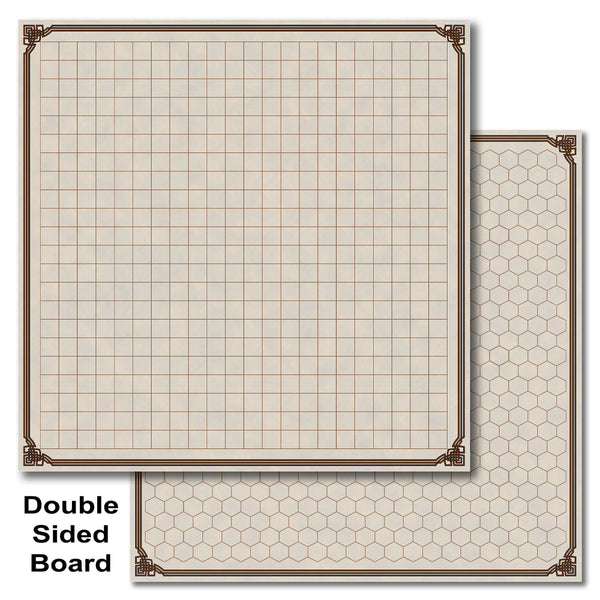 Dry Erase Battle Map Board Grid & Hex RPG Battle Board Mighty