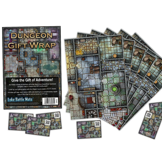 Dungeon Gift Wrap Battlemap Wrap...