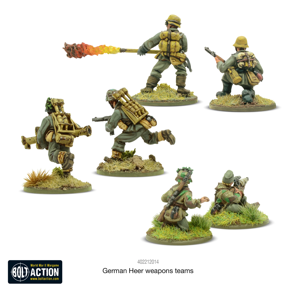 German Heer Weapons Teams - Bolt Action