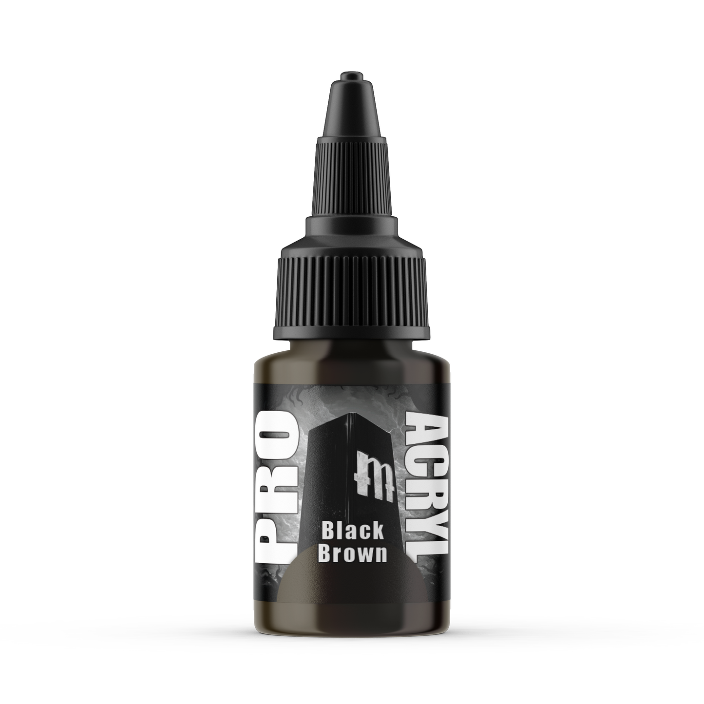 Pro Acryl Black Brown Paint 22ml