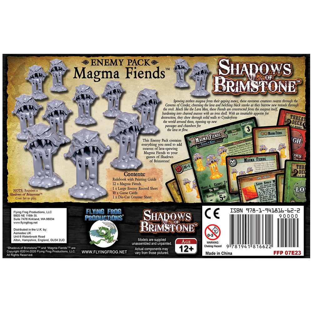 Shadows of Brimstone: Magma Fiends Enemy Pack – Lava-Spewing Swarm