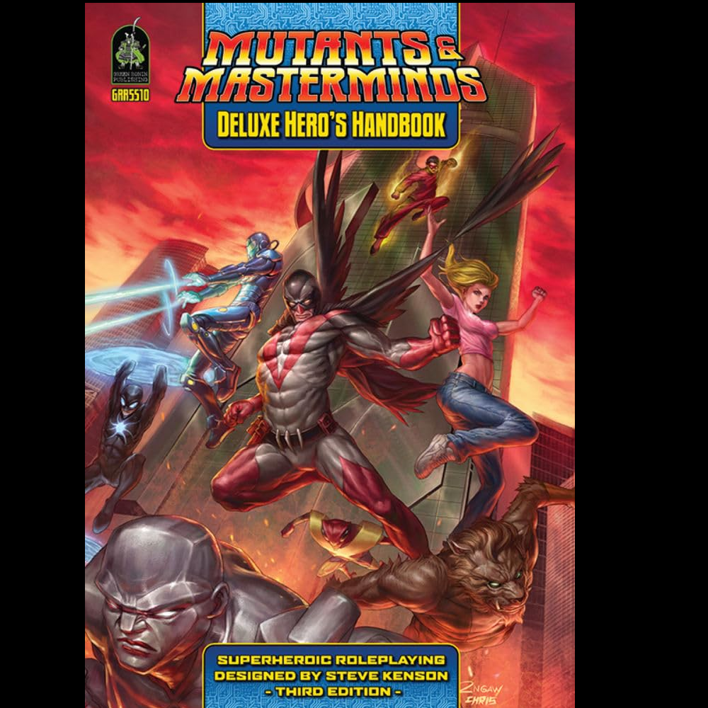 Mutants And Masterminds Deluxe Hero's Handbook 3rd Edition hardback RPG.