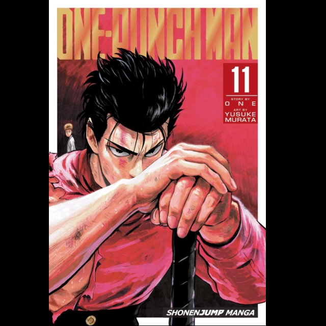 One-Punch Man volume 11 a 216 page paperback manga graphic novel by ONE with art by Yusuke Murata