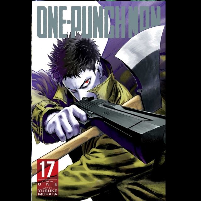 One-Punch Man volume 17 a 208 page paperback manga graphic novel by ONE with art by Yusuke Murata