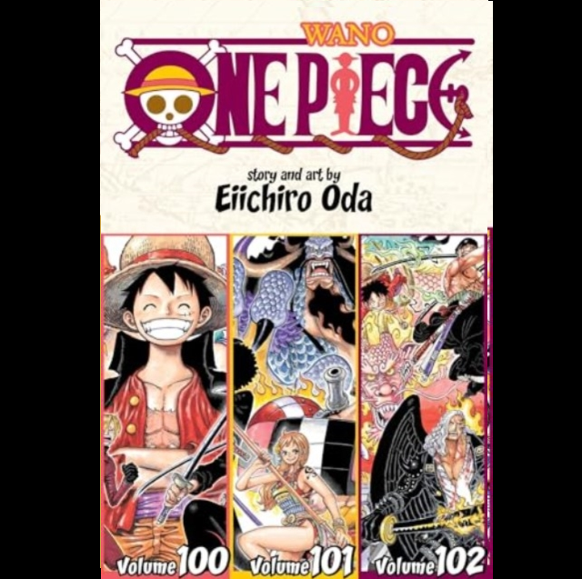 One Piece Omnibus 34 The Pivotal Clash collects Volumes 100 101 102 in one 600 page paperback. Continue the Wano arc. Shonen Jump manga rated Teen+.