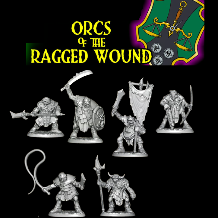 Orcs Of The Ragged Wound reaper miniatures box set