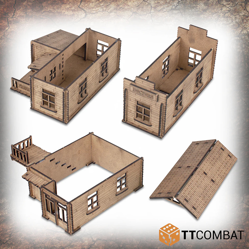 Pitchstone Quinn Street MDF Wild West Scenery Set