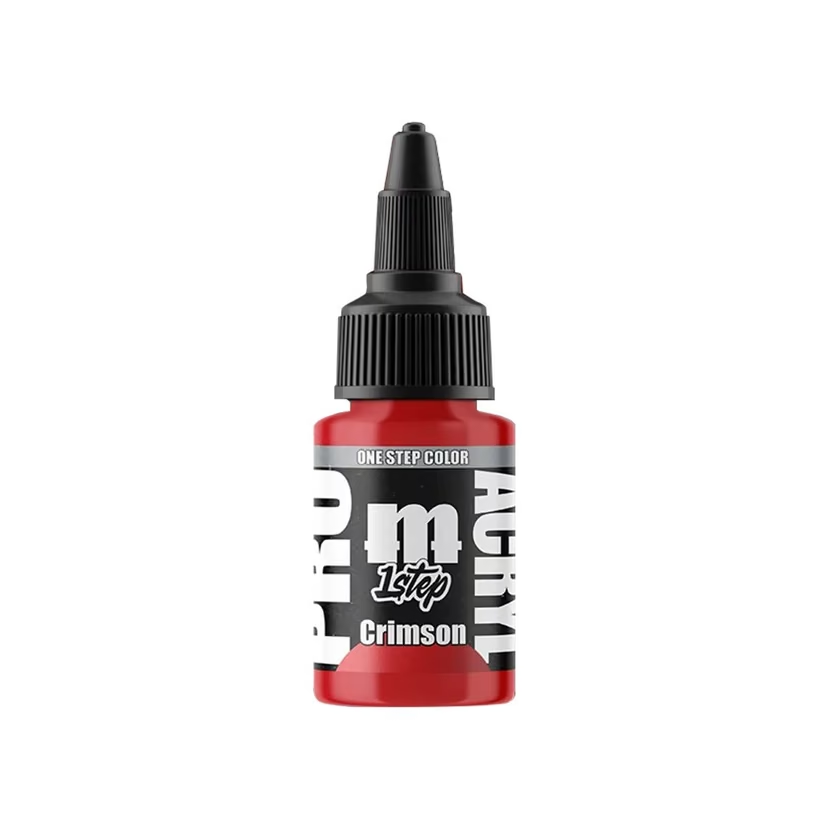 Pro Acryl 1 Step Crimson Water-Based Acrylic Paint 22ml