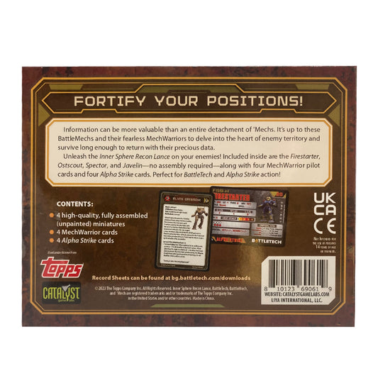 BattleTech Inner Sphere Recon Lance