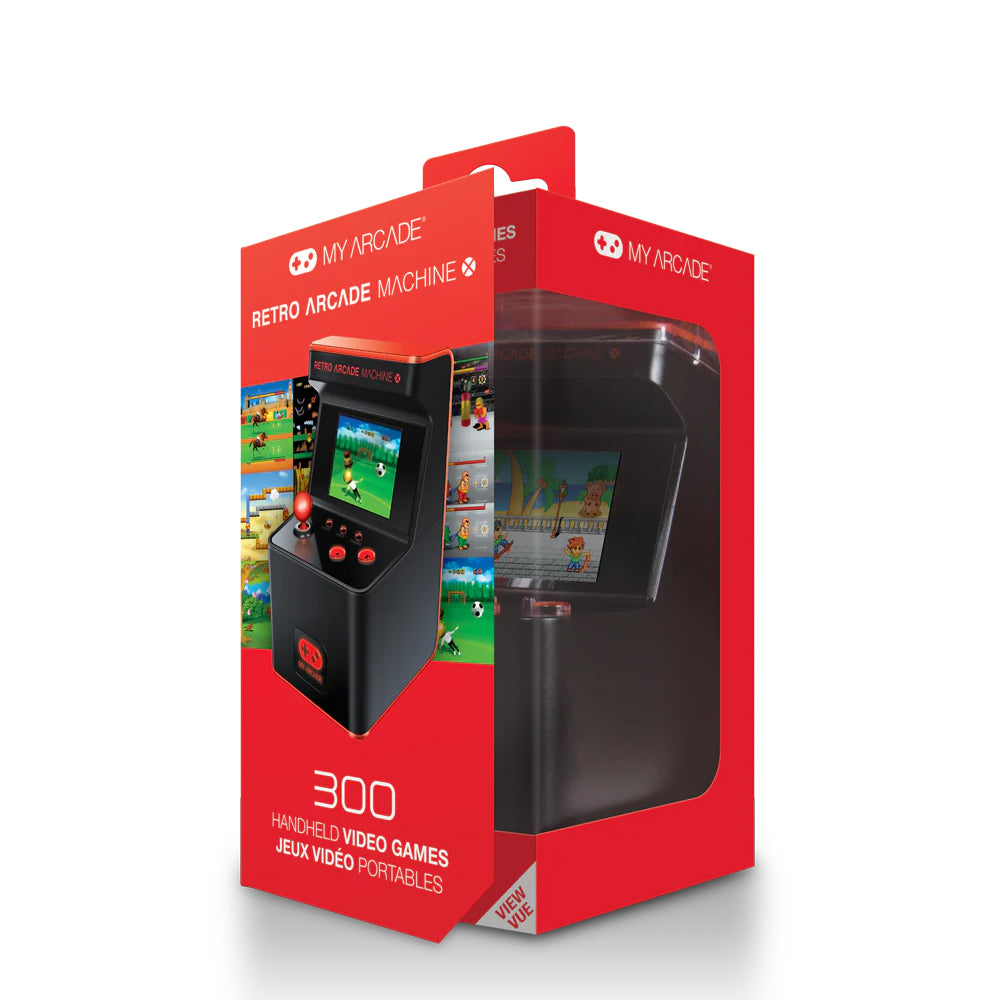 Retro Arcade Machine X | 300-in-1 Mini Arcade Cabinet