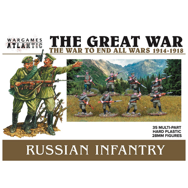 Russian Infantry Miniatures - The Great War Wargames Atlantic