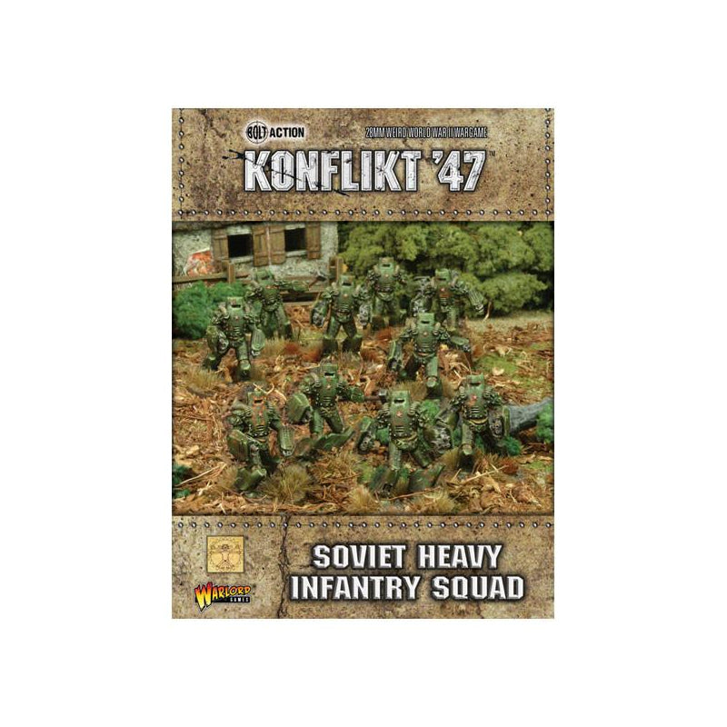 Soviet Heavy Infantry Squad | Konflikt '47 Gaming Miniatures