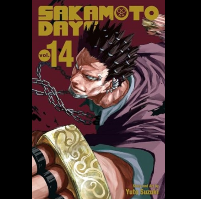 Sakamoto Days Volume 14 manga paperback by Yuto Suzuki Shonen Jump Kindaka mission Order reveal cover art