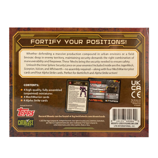 BattleTech Inner Sphere Security...