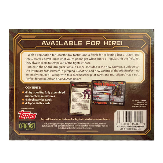 Battletech Snord's Irregular...
