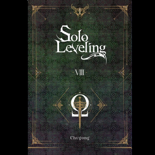 Solo Leveling Volume 8 paperback novel by Chugong light novel cover art