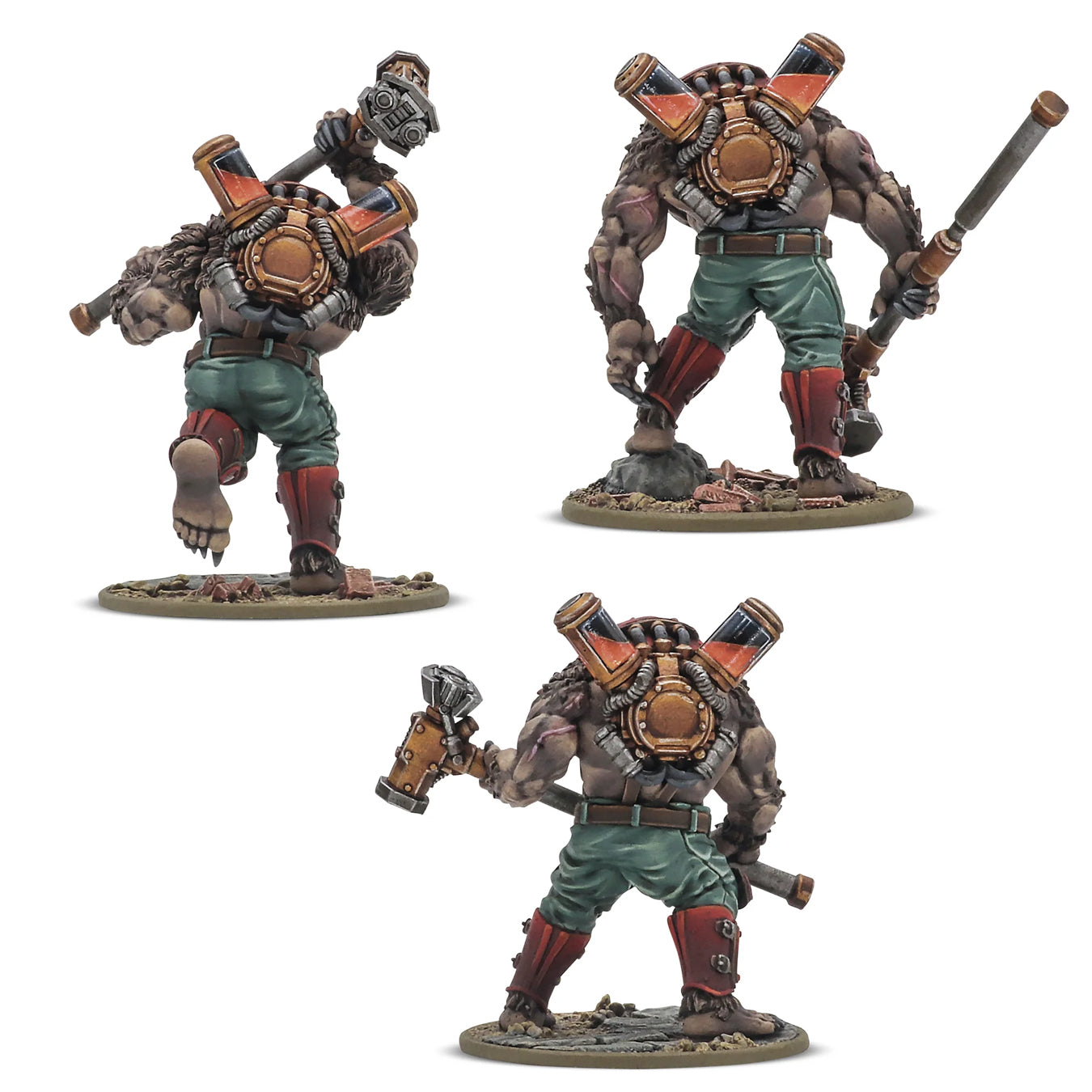 Soviet Ursus With Mauls Painted Example Miniatures Rear-View