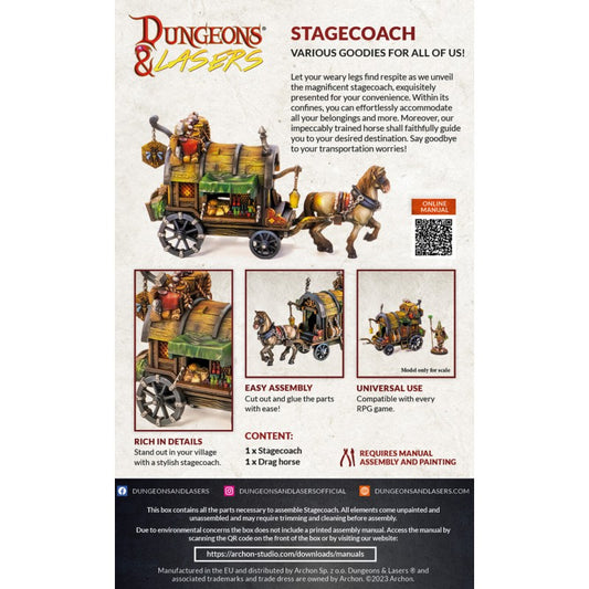 Stagecoach RPG Miniature - Dunge...