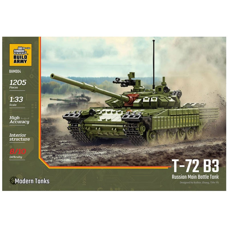 Russian T-72 B3 Hobby Brick Model Kit