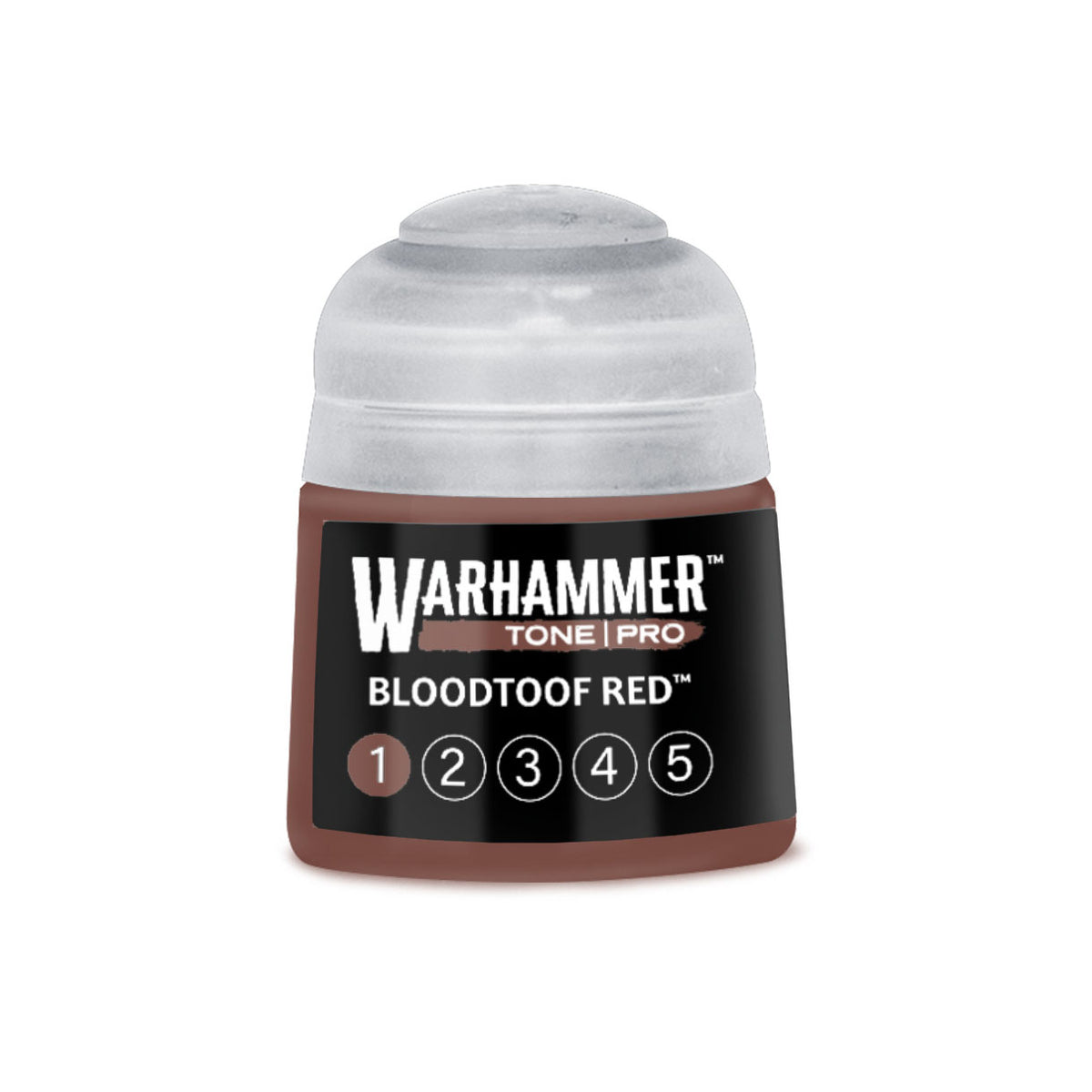 Bloodtoof Red No1 Warhammer Tone Pro Paint Pot - Mighty Lancer Games