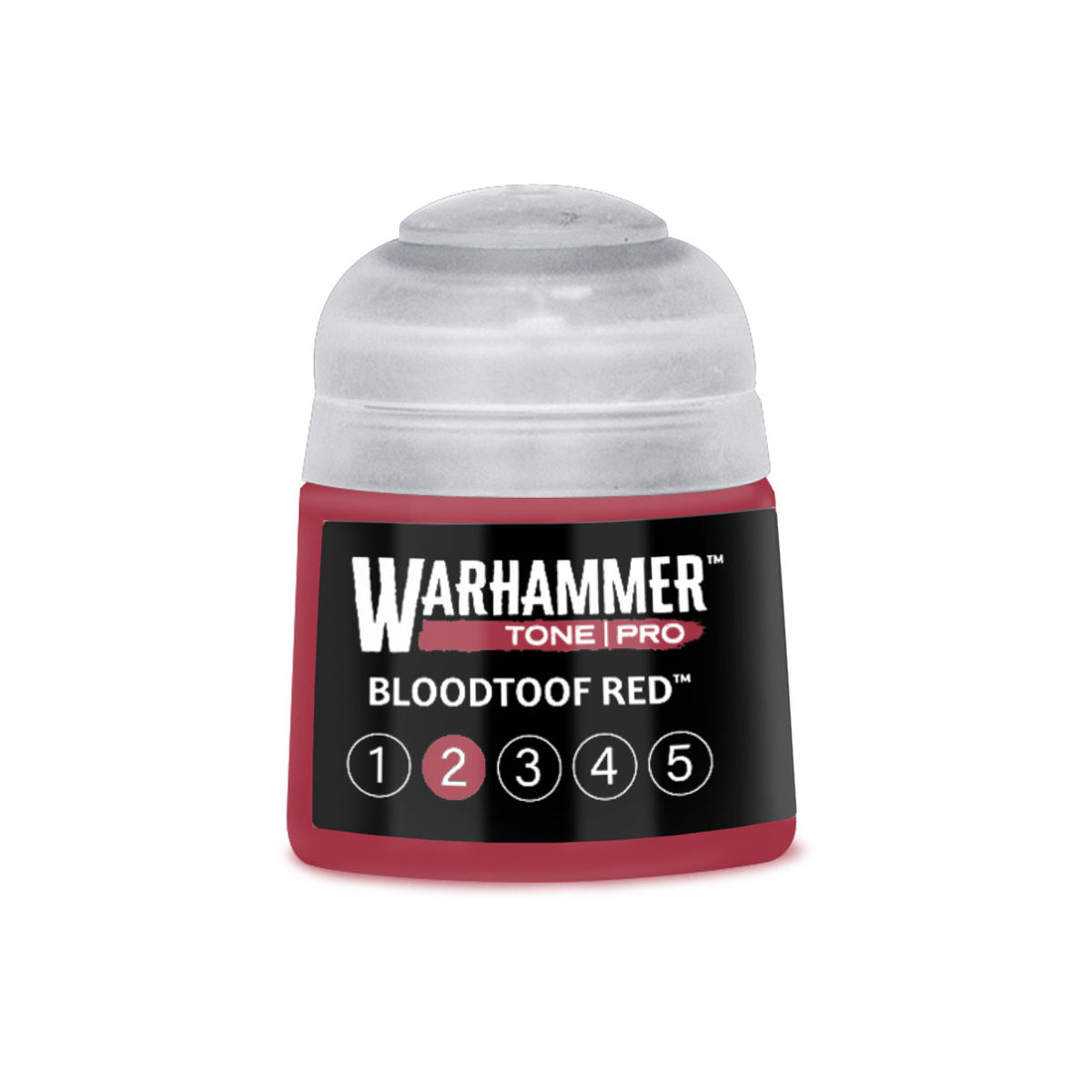 Bloodtoof Red No2 Warhammer Tone Pro Paint Pot - Mighty Lancer Games