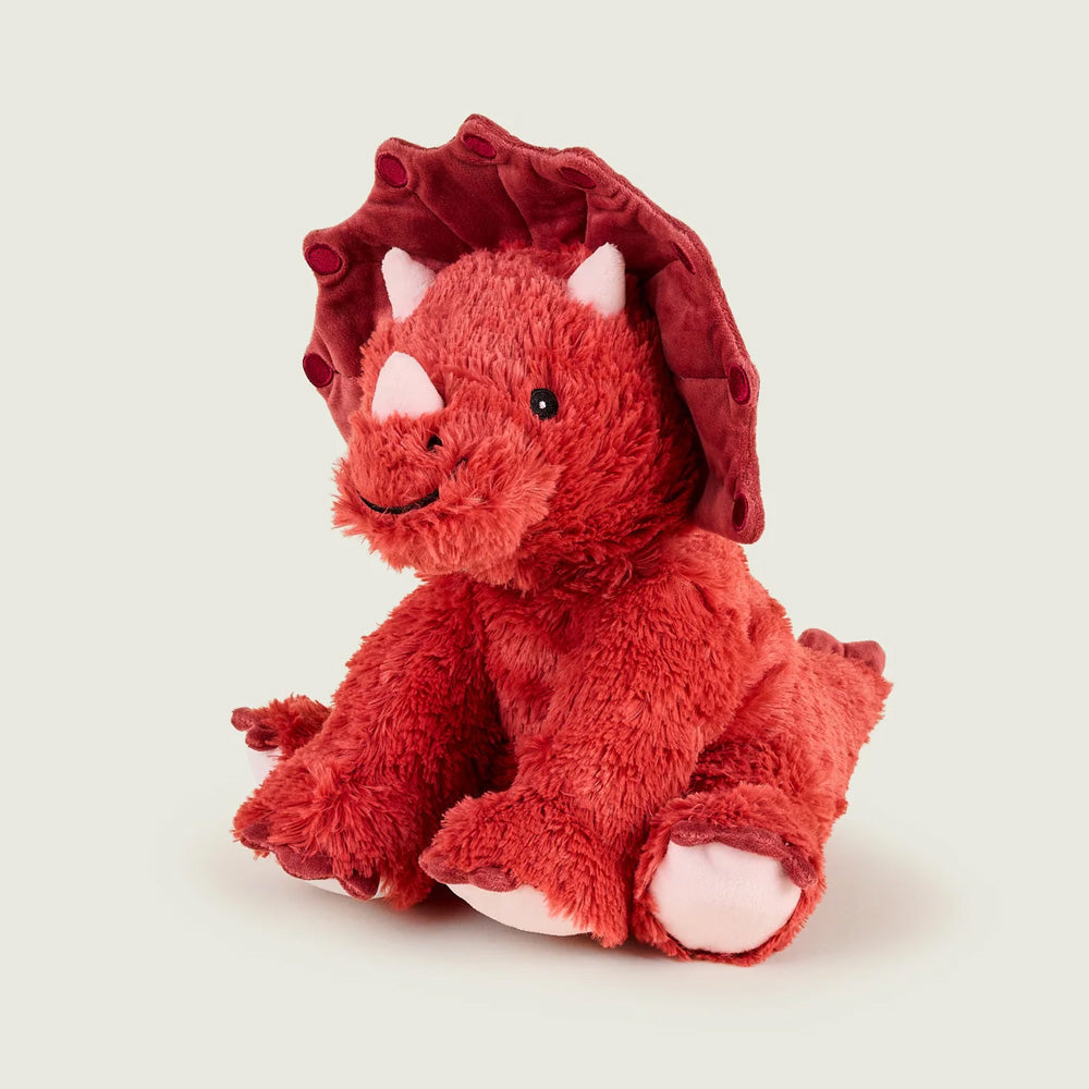 Warmies Red Triceratops Microwavable Plushies