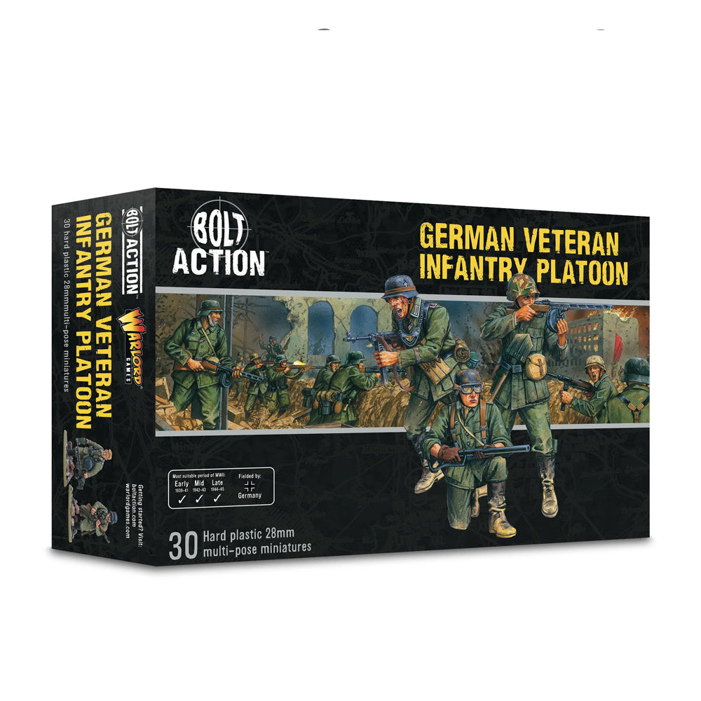 Bolt Action German Veteran Infantry Platoon