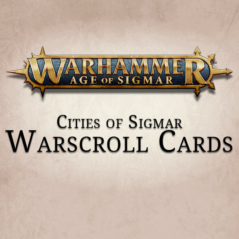 Cities of Sigmar Warscroll Cards