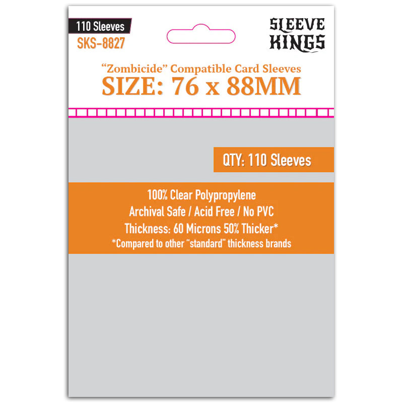 Sleeve Kings "Zombicide" Compatible Card Protectors