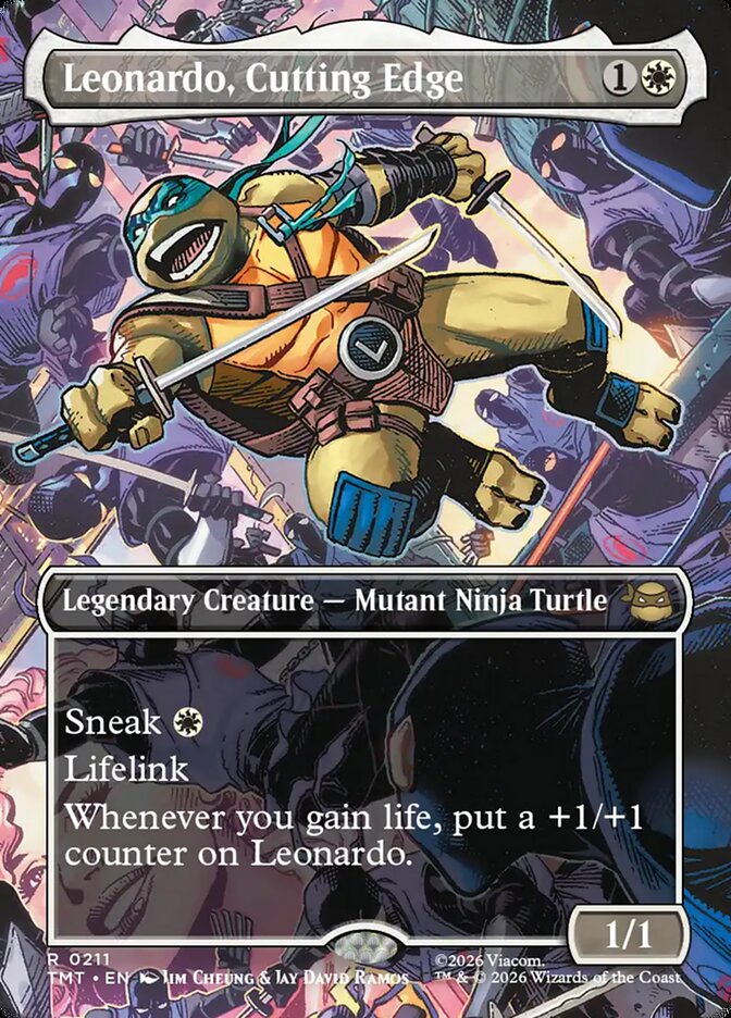 Leonardo, Cutting Edge Borderless #211