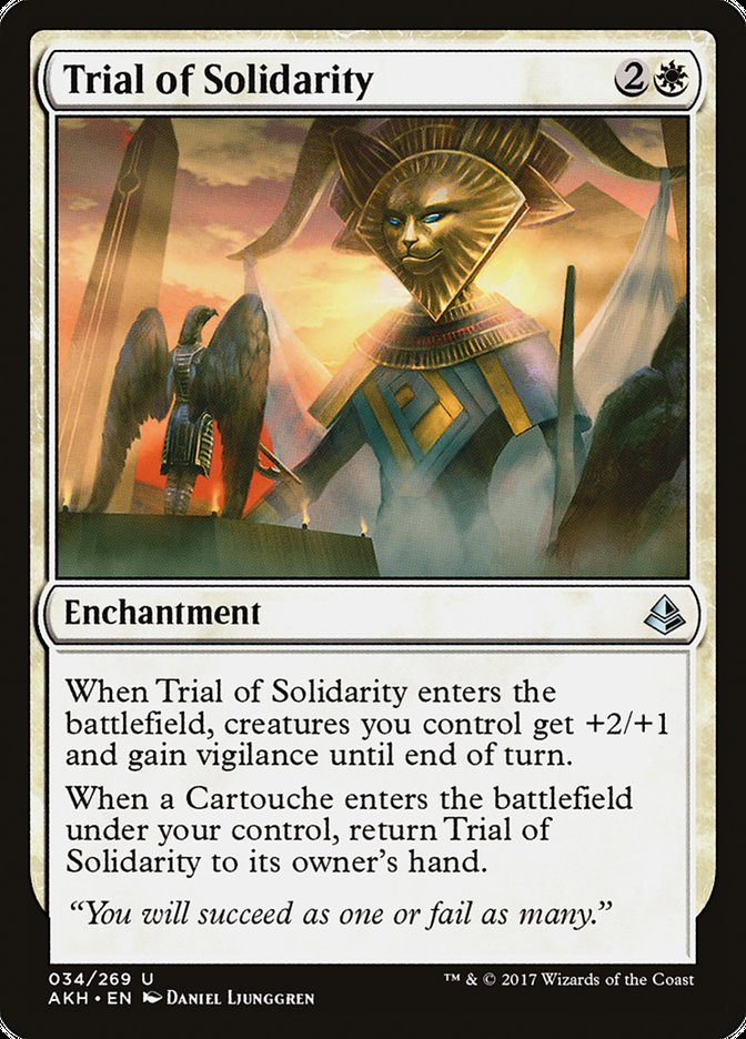 Trial of Solidarity Amonkhet #034 | Magic! The Gathering Singles
