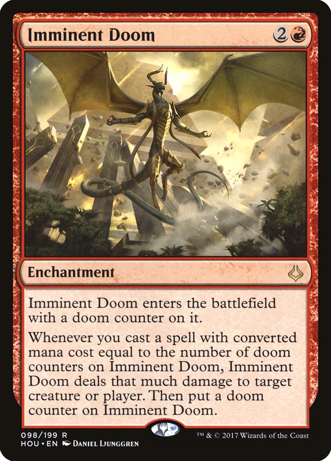 Hour of Devastation Imminent Doom #098 Card Front