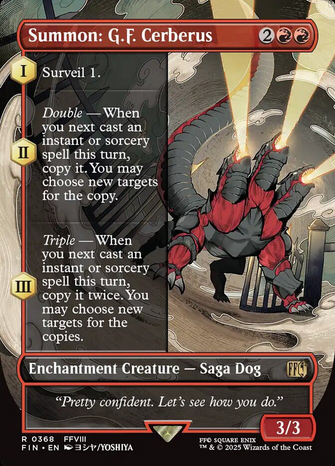 Borderless Summon: G.F. Cerberus Final Fantasy #368